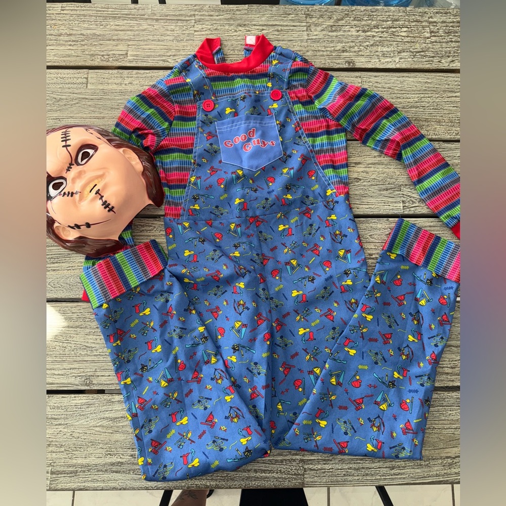 Chucky Kids Halloween Costume, Childs Play, Sz 11-14 years